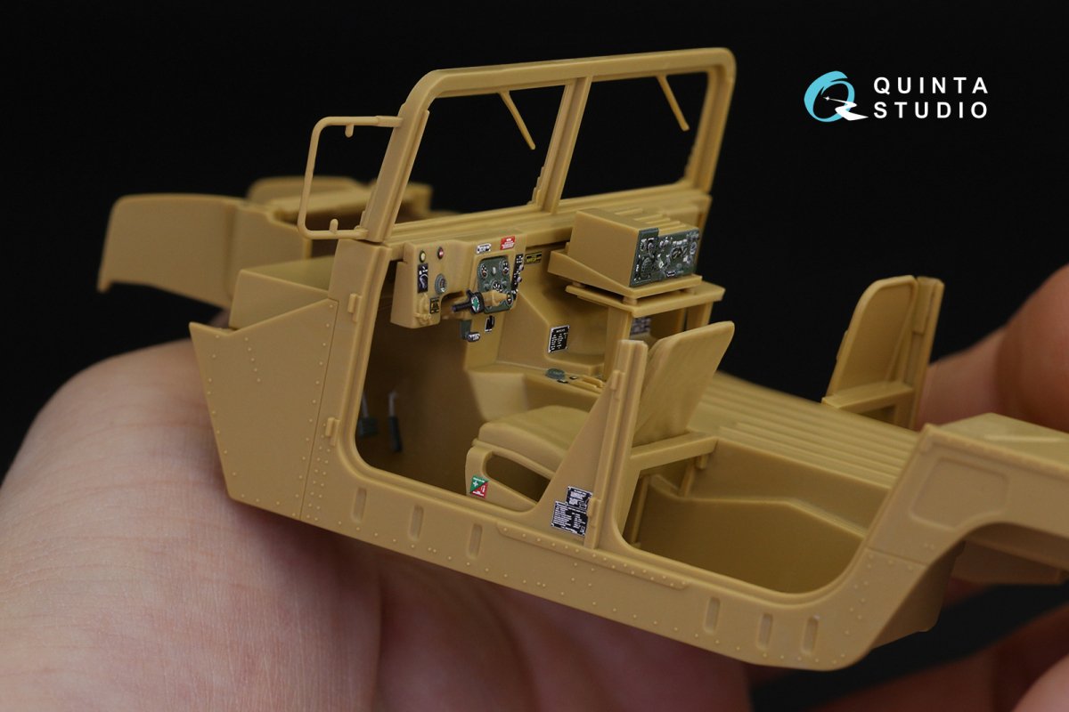 Quinta Studio QD35039 HUMVEE Family 3D-Printed &amp;amp; coloured Interior on decal paper (Tamiya) 1/35 – immagine 8