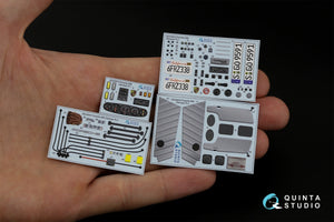Quinta Studio QD24003 Porsche 959 3D-Printed &amp;amp; coloured Interior on decal paper (Tamiya) 1/24 – immagine 4