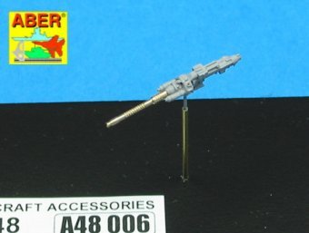 Aber A48 006 Set of 2 barrels for German 13mm aircraft machine guns MG 131 (middle type) 1/48 – immagine 5