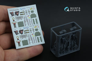 Quinta Studio QR+48093 GRU-7A early, 2 ejection seats for F-14 A (Hasegawa, GWH) 1/48 – image 3