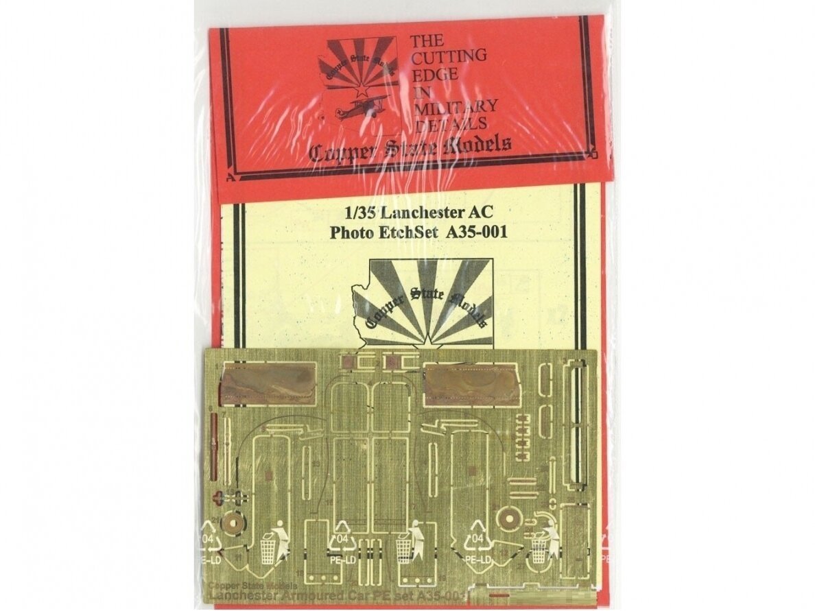 Copper State Models A35-001 Lanchester Photoetch Set 1/35 – imagen 2