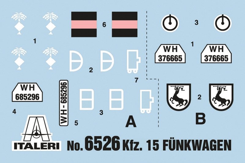 Italeri 6526 Kfz.15 FUNKWAGEN – imagen 2