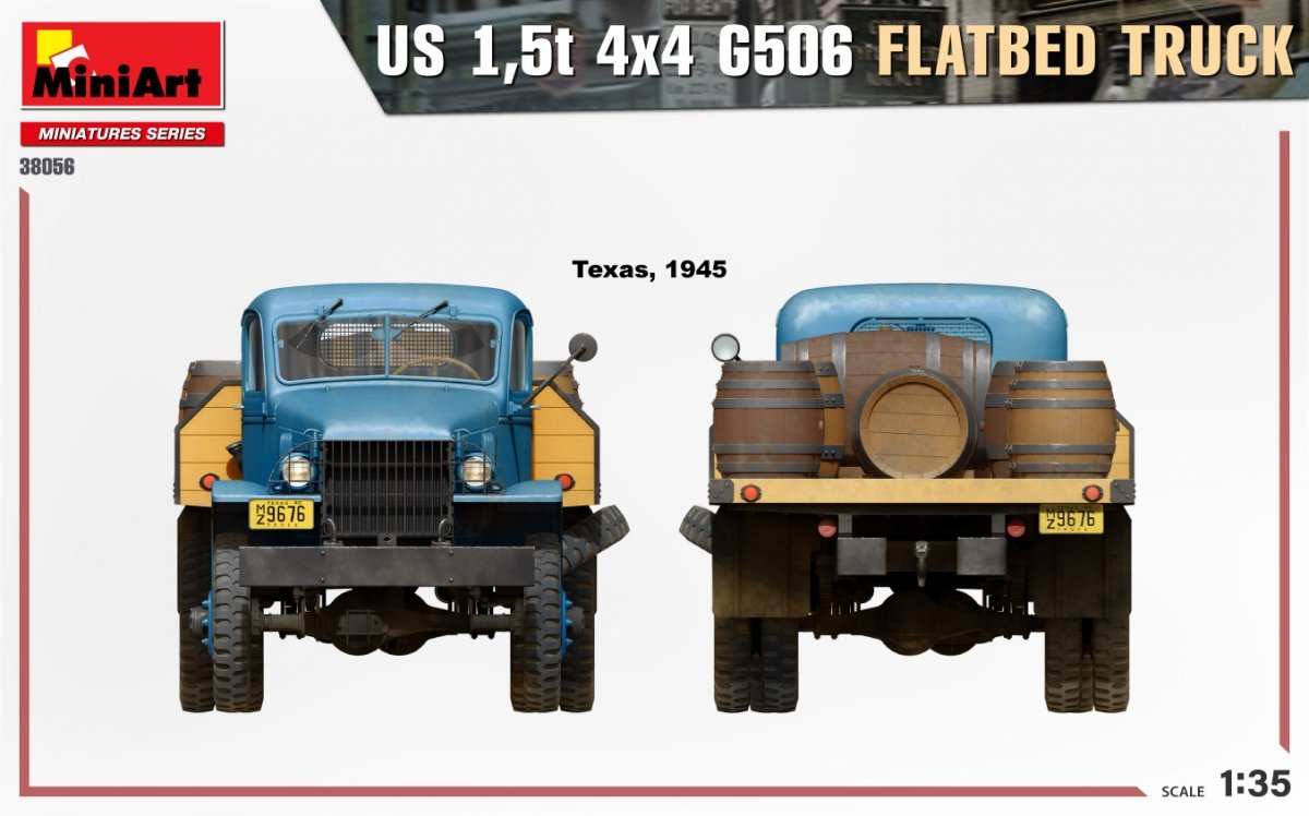 MiniArt 38056 US 1,5t 4×4 G506 FLATBED TRUCK 1/35 – Bild 4