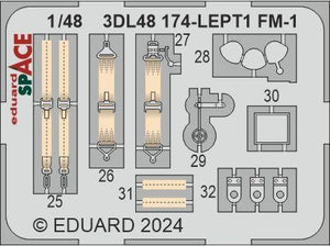 Eduard 3DL48174 FM-1 SPACE TAMIYA 1/48 – immagine 4