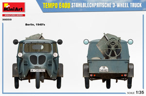 MiniArt 38059 TEMPO E400 STAHLBLECHPRITSCHE 3-WHEEL TRUCK 1/35 – Bild 4