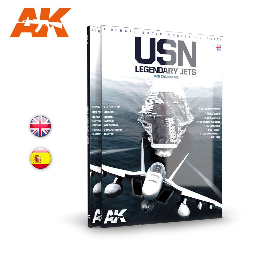 AK Interactive AK278 USN LEGENDARY JETS (Anglais)
