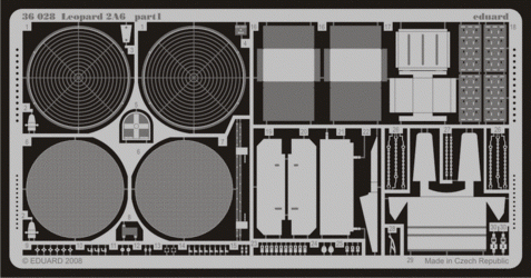 Eduard 36028 Leopard 2A6 1/35 Tamiya – immagine 2