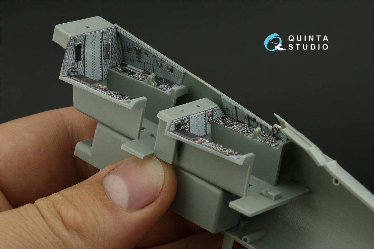 Quinta Studio QD48415 F-15D 3D-Printed coloured Interior on decal paper (Academy) 1/48 – imagen 10