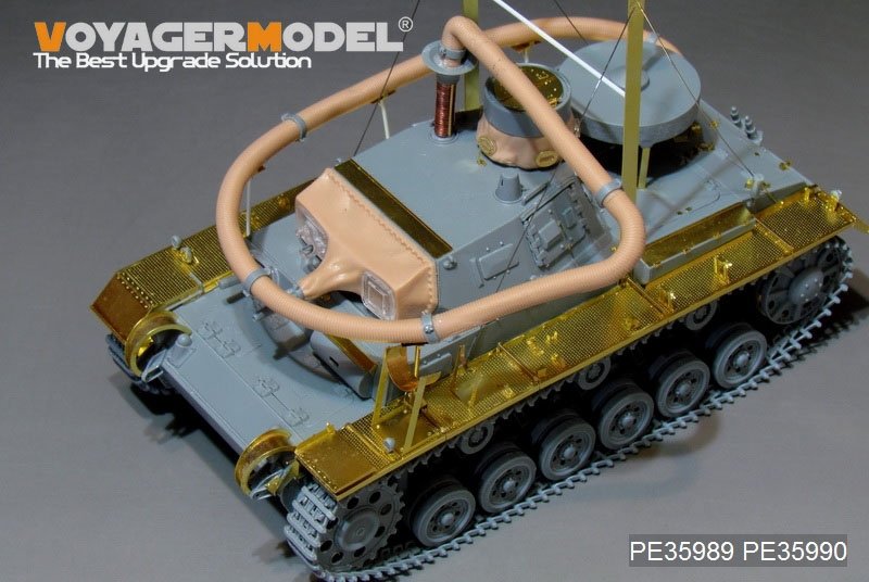 Voyager Model PE35989 WWII German Pz.KPfw.III (T)Ausf.F &amp;quot;Operation Seelowe&amp;quot; Basic For DRAGON 6877/6717 1/35 – zdjęcie 9