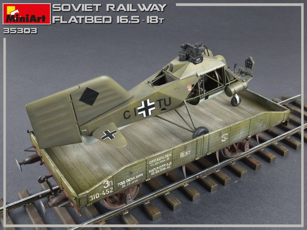 MiniArt 35303 Soviet Railway Flatbed 16,5-18t 1/35 – Bild 13