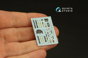 Quinta Studio QD72050 Me-262B-1a/U1 3D-Printed &amp;amp; coloured Interior on decal paper (Revell) 1/72 – immagine 3