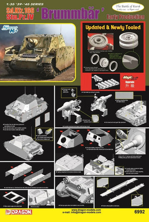 Dragon 6992 Sd.Kfz.166 Stu.Pz.IV &amp;#39;Brummbär&amp;#39; Early Production 1/35 – immagine 2