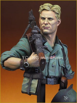 Young Miniatures YM1829 GERMANMG34 GUNNER 1941 1/10 – zdjęcie 4
