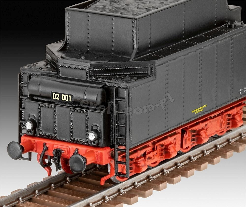 Revell 62171 Express locomotive BR 02 - Tender 2&amp;#39;2&amp;#39;T30 Model Set ( H0 ) 1/87 – immagine 4