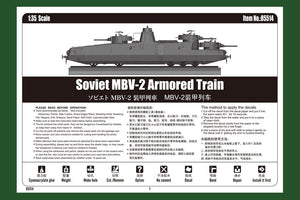 Hobby Boss 85514 Soviet MBV-2 Armored Train 1/35 – Bild 4