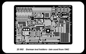 Aber 25002 German tool holders - late used from 1943 1/25 scale model 1/25 – immagine 5
