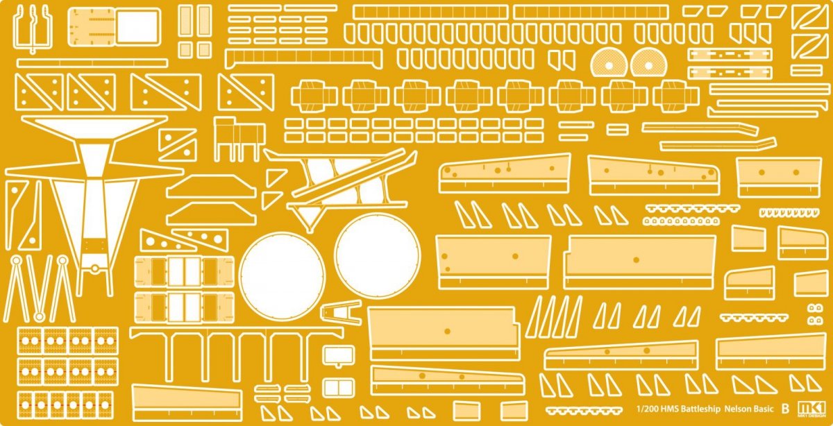 MK1 Design MD-20014 HMS Rodney Value Pack 1/200 – immagine 6