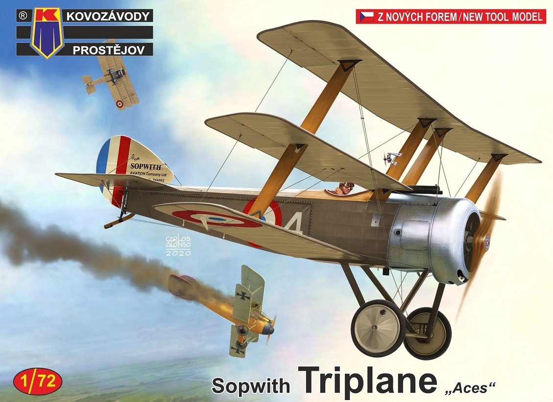 Kovozavody Prostejov KPM0184 Triplan Sopwith France 1/72