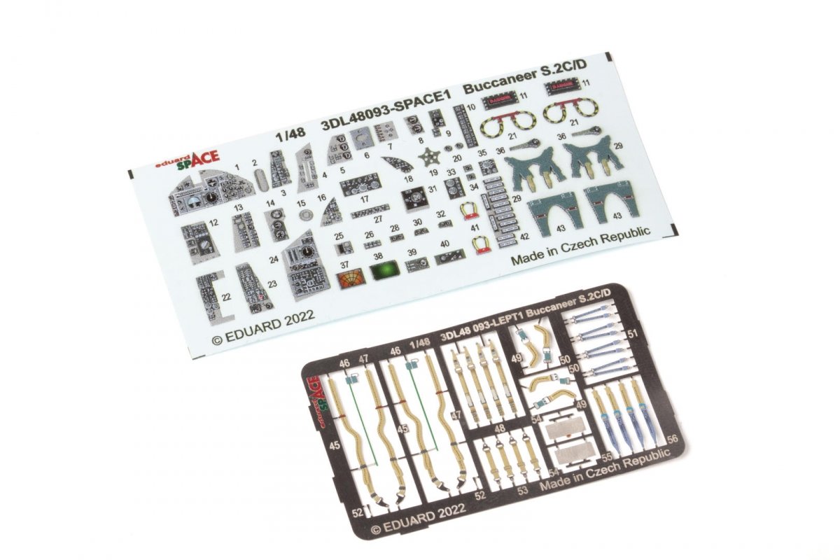 Eduard 3DL48093 Buccaneer S.2C/ D SPACE AIRFIX 1/48 – immagine 2