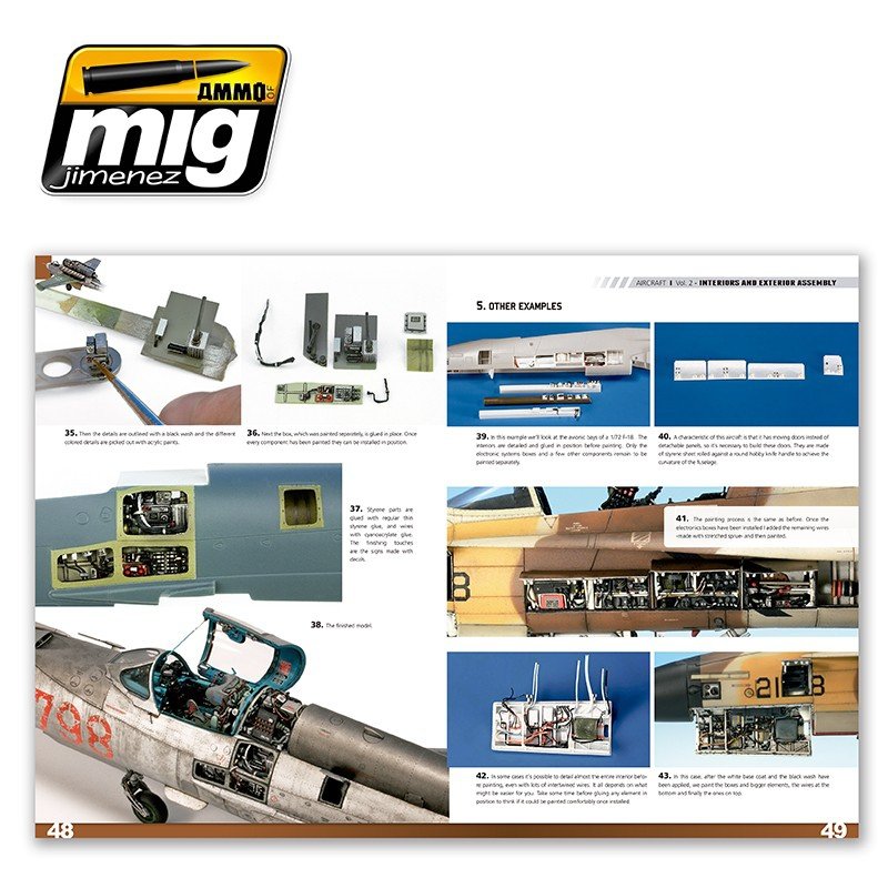 AMMO of Mig Jimenez 6051 ENCYCLOPEDIA OF AIRCRAFT MODELLING TECHNIQUES VOL.2 : INTERIORS AND ASSEMBLY (ENGLISH) – immagine 6