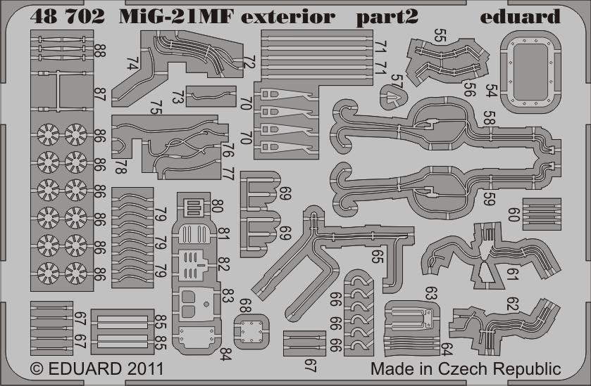Eduard 48702 MiG-21MF exterior 1/48 Eduard – Bild 2