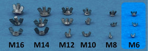 Point of no Return 1623001 Nakrętki motylkowe M6 / M6 wing nuts 1/16 – immagine 2