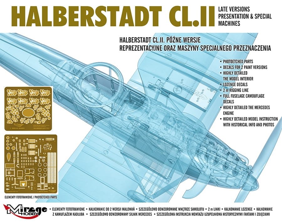 Mirage Hobby 481405 Halberstadt CL.II 1/48 – imagen 10