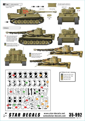 Star Decals 35-992 Afrika Tigers 1 1/35 – Bild 2