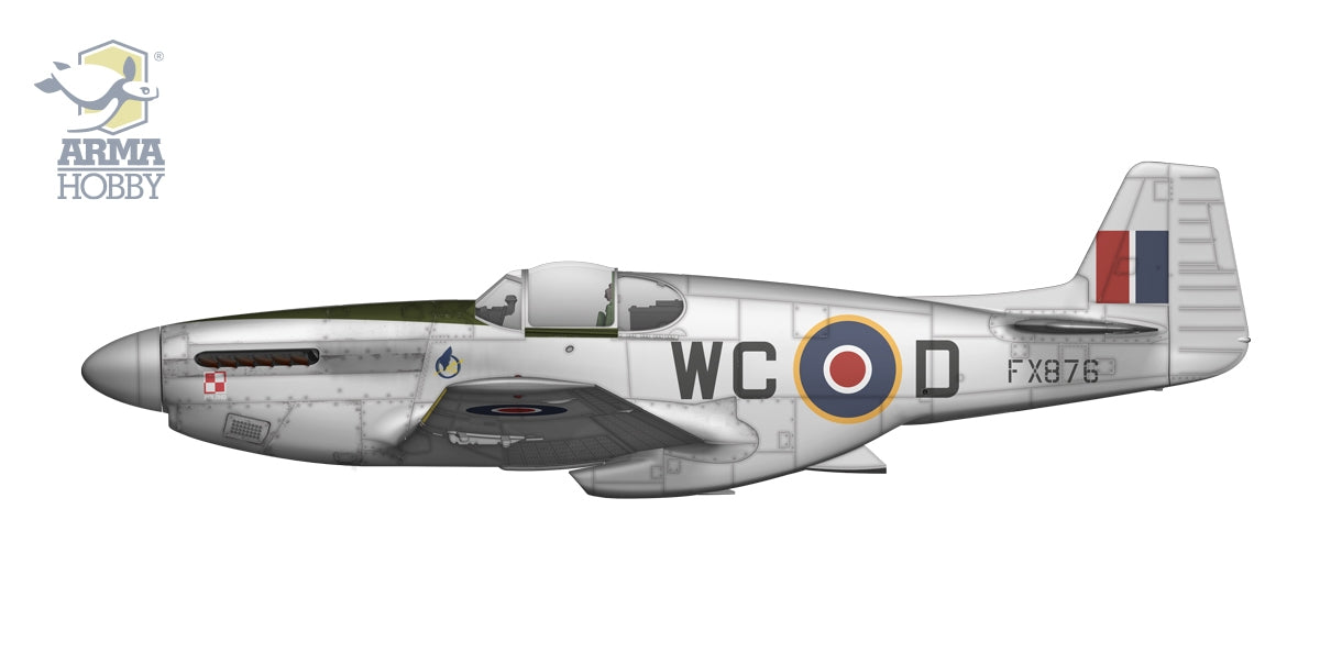 Arma Hobby 70069 P-51 B Mustang Deluxe Set 1/72 – immagine 11
