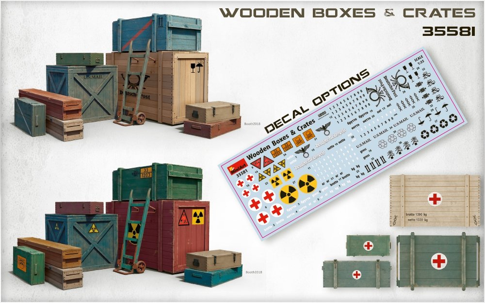 MiniArt 35581 Wooden Boxes &amp;amp; Crates 1/35 – zdjęcie 2