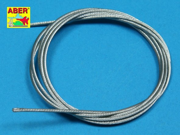 Câbles de remorquage en acier inoxydable Aber TCS15, 1,5 mm², 1 m de long