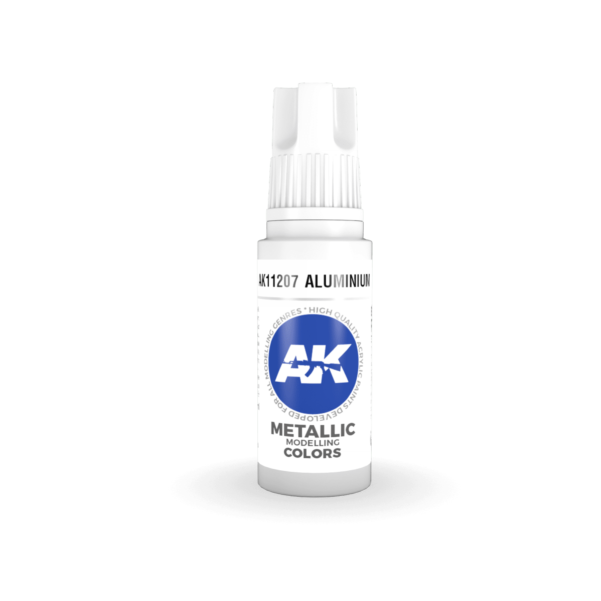 AK Interactive AK11207 ALUMINIUM – METALLIC 17ml – imagen 2