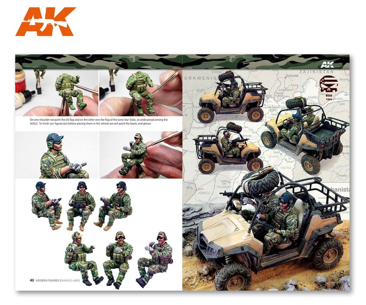 AK Interactive AK247 AK LEARNING 08: MODERN FIGURES CAMOUFLAGES (English) – zdjęcie 6