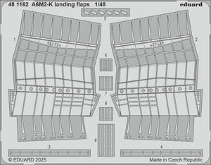 Volets d&amp;#39;atterrissage Eduard 481162 A6M2-K EDUARD 1/48