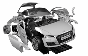 Airfix 6054 QUICKBUILD Audi TT Coupe - Blue – image 7