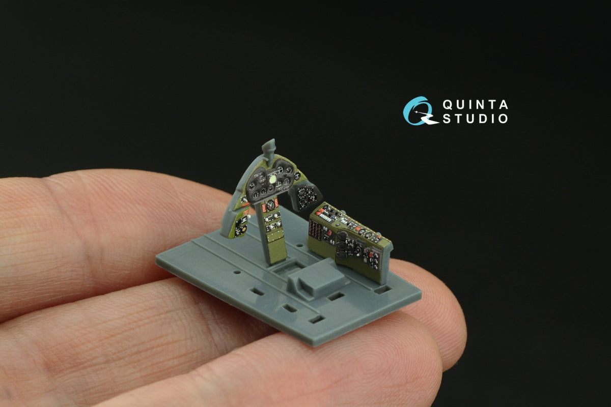 Quinta Studio QD72148 F6F-5 Hellcat 3D-Printed coloured Interior on decal paper (Eduard) 1/72 – immagine 10