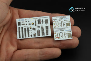 Quinta Studio QD72082 F-4J Early 3D-Printed &amp;amp; coloured Interior on decal paper (Fine Molds) 1/72 – immagine 4