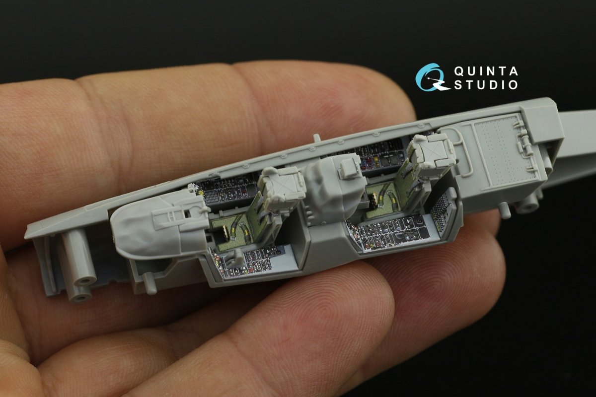 Quinta Studio QD72031 F-14D 3D-Printed &amp;amp; coloured Interior on decal paper (GWH) 1/72 – immagine 6