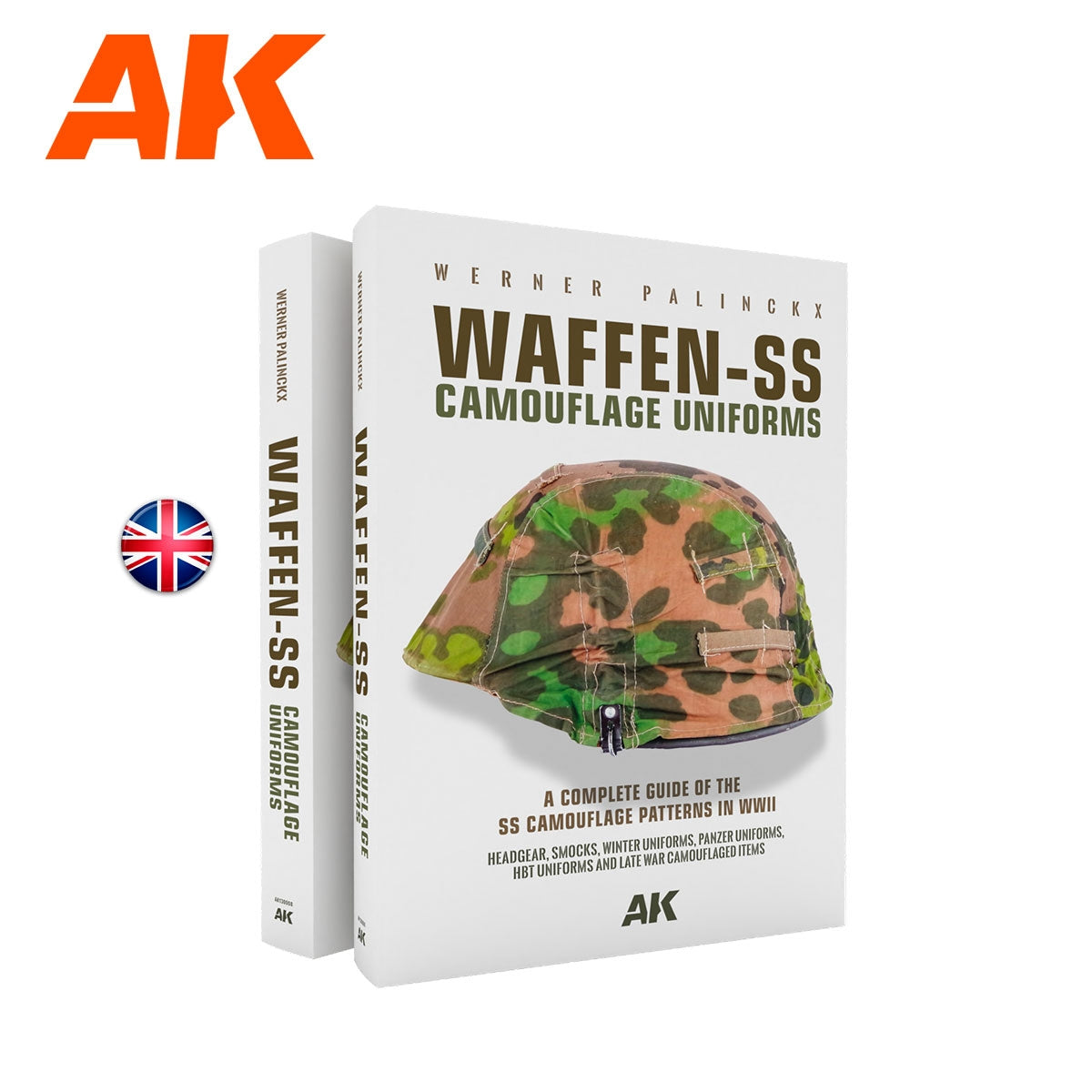 AK Interactive AK130008 UNIFORMES DE CAMOUFLAGE WAFFEN-SS PAR WERNER PALINCKX (Anglais) 