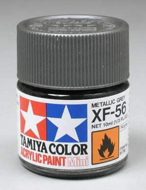 Tamiya XF56 Metallic Grey (81756) Acrylic paint 10ml – immagine 2