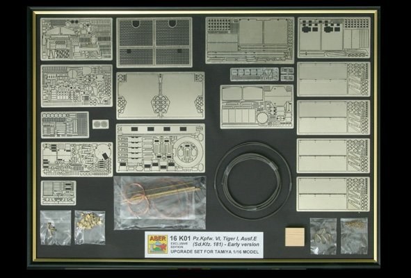 Aber 16K01 Pz.kpfw. VI, Tiger I, Ausf.E (Sd.Kfz.181) - Première version (1/16)