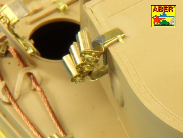 Aber R-34 Smoke Discharges for German Tanks like Tiger I, Panther A/D, Panzer IIIL, Panzer IVG, Luchs, Puma 1/35 – Bild 6