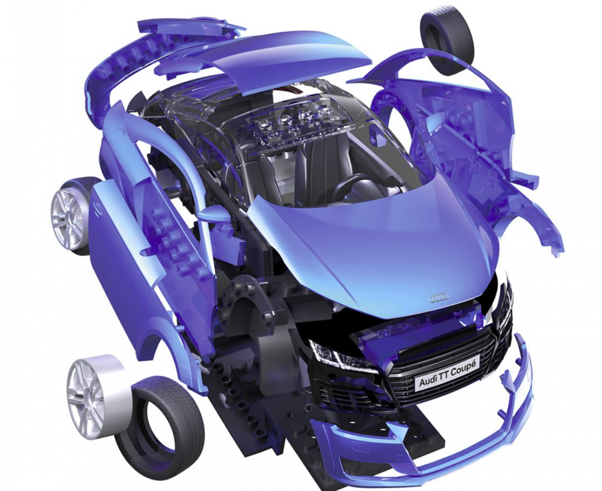 Airfix 6054 QUICKBUILD Audi TT Coupe - Blue – image 2