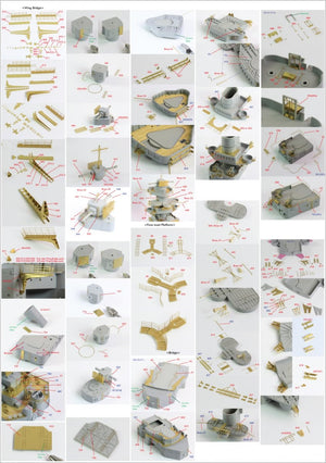 Pontos 23001F2 BISMARCK 1941 Detail Up Set Basic Ver.2 1/200 – immagine 23