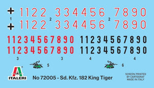 Italeri 72005 Sd. Kfz. 182 King Tiger - Complete Set For Modeling - Starter kit 1/72 – zdjęcie 7
