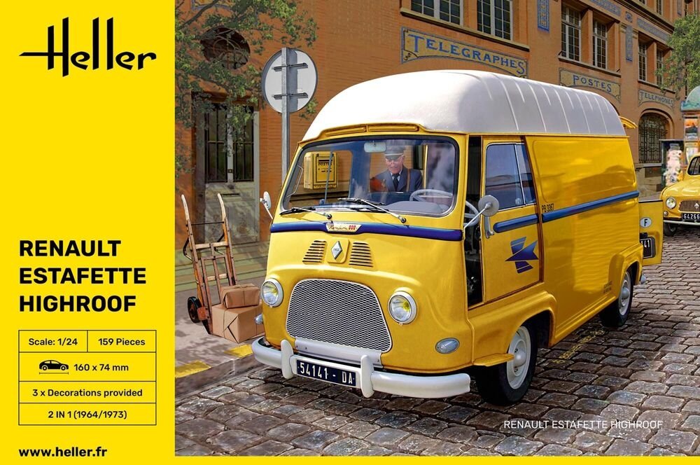 Heller 80740 Renault Estafette toit haut 1/24