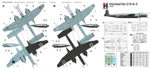 Hobby 2000 72068 Heinkel He 219 A-2 ( DRAGON + CARTOGRAF + MASKI) 1/72 – Bild 5