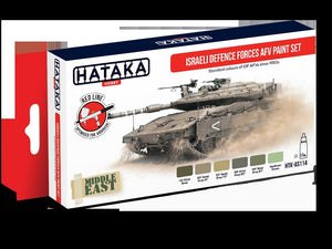 Kit de peinture Hataka HTK-AS114 pour véhicules blindés des forces de défense israéliennes, 6 x 17 ml – image 2