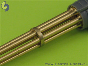 Master AM-32-029 M61 A1 Vulcan - Six-barrelled rotary 20mm cannon - turned barrels with etched barrel clamps 1/32 – imagen 6