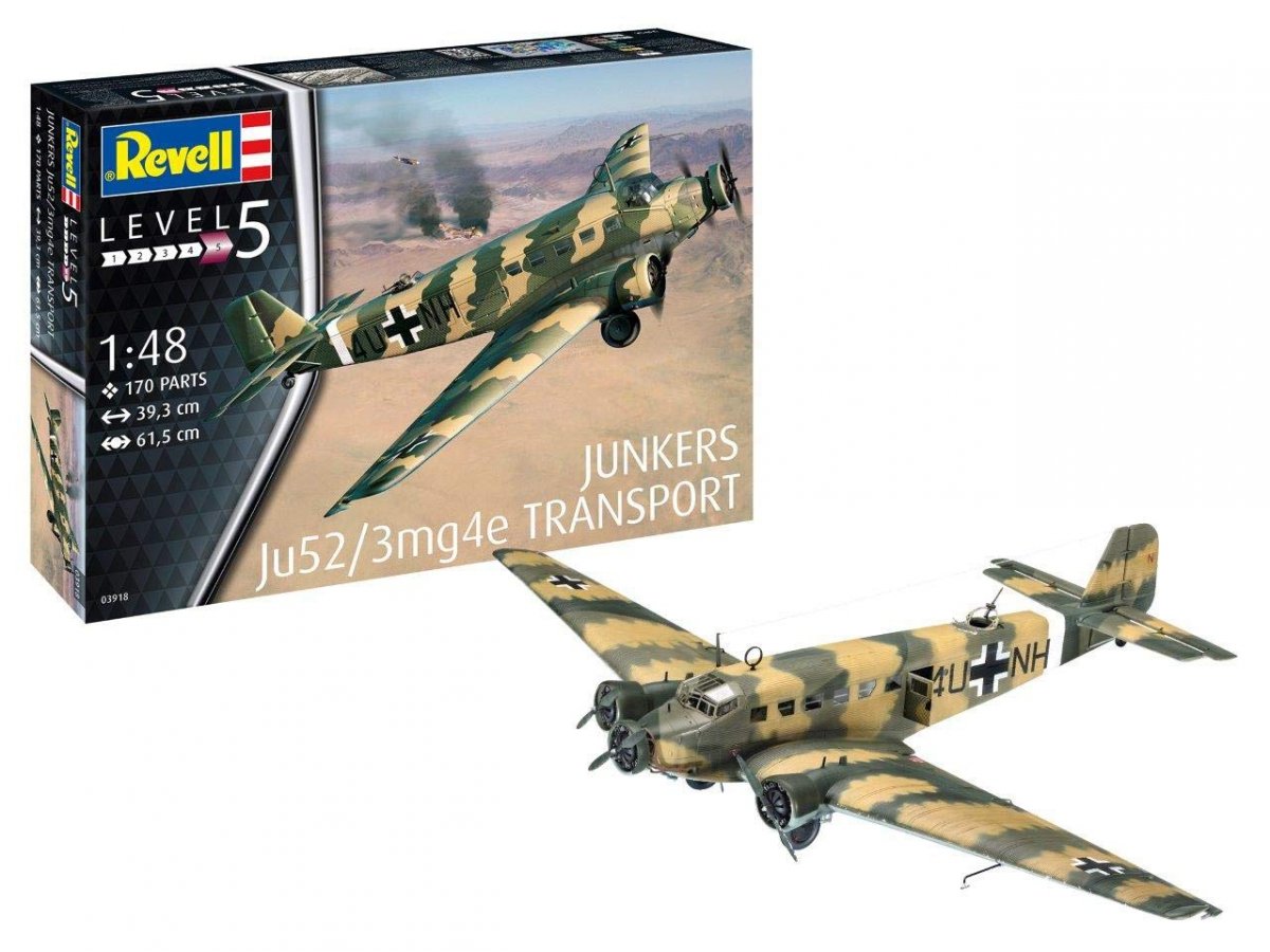 Revell 03918 Junkers Ju52/3m Transport 1/48 – image 2